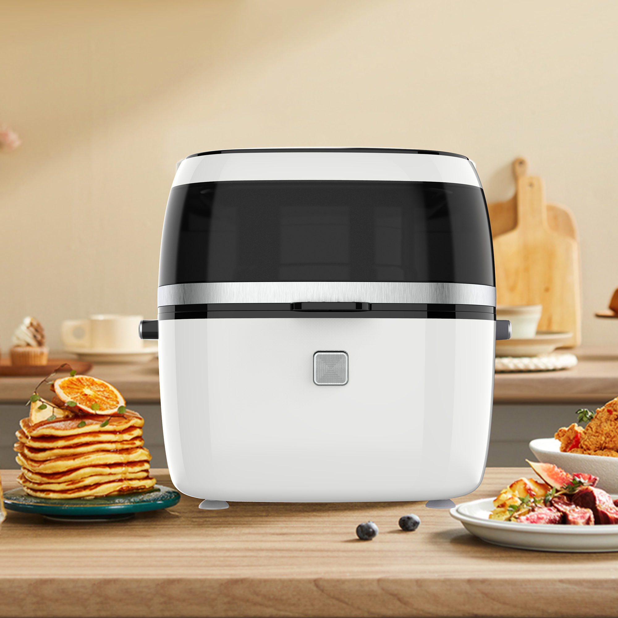 2022 Panel sentuh atas suhu laras udara penggoreng udara elektrik yyzg-650a