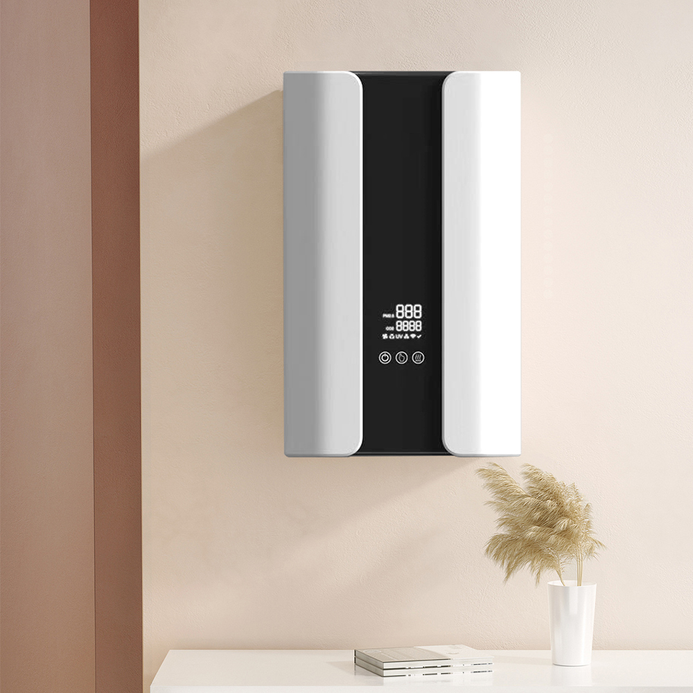 Penyucian Udara Cekap: Kelebihan Pembersihan Dinding dipasang 300 peranti pengudaraan segar CADR Air